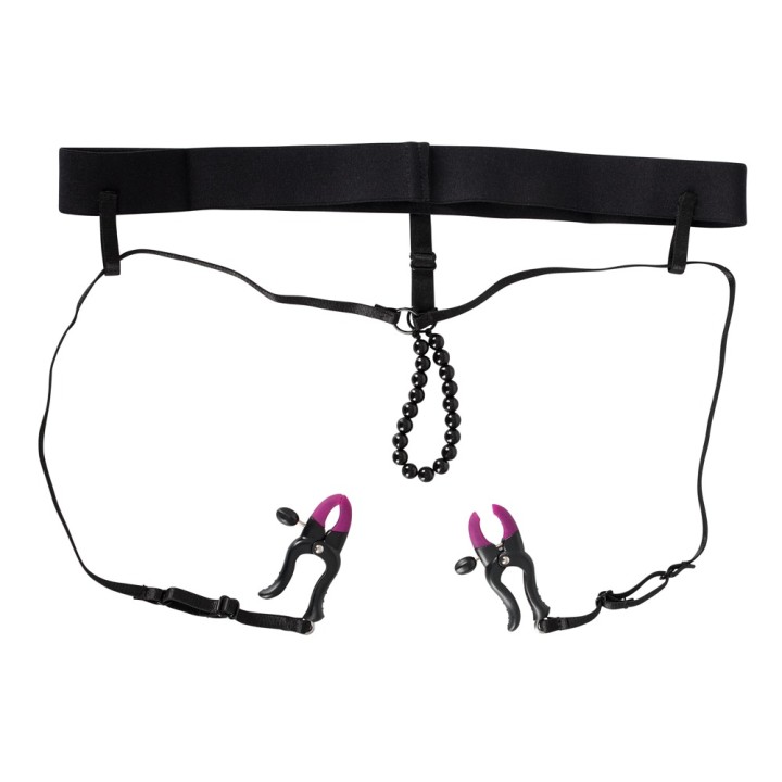 BK pearl string&silicone clamp