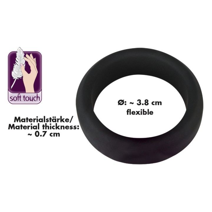 Black Velvets Cock Ring 3.8 cm