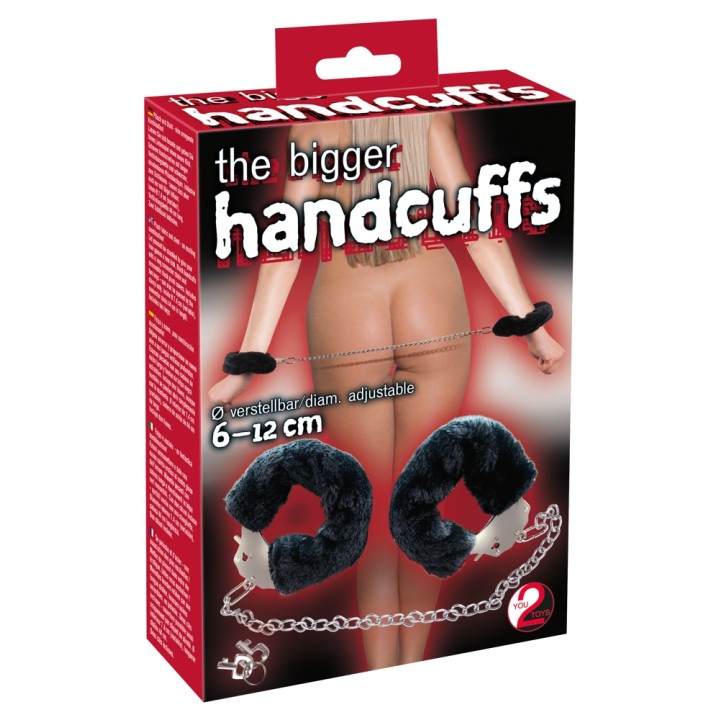 Bigger Furry Handcuffs 6-12cm