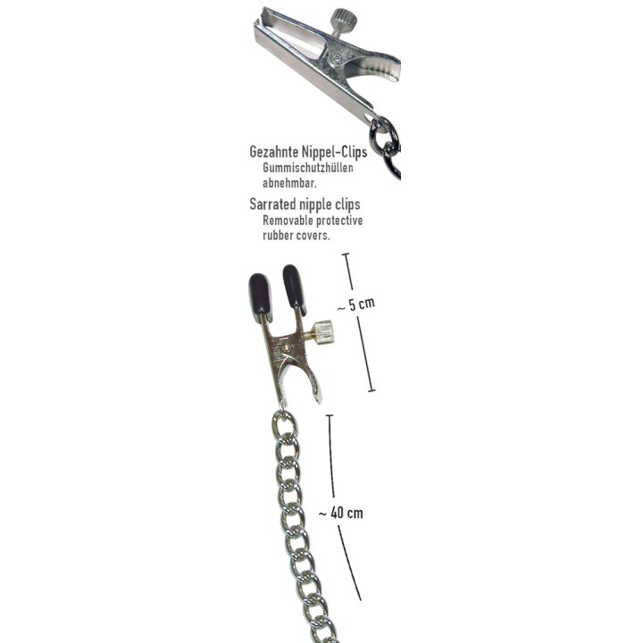 Boob Chain + Nipple Clamps SX
