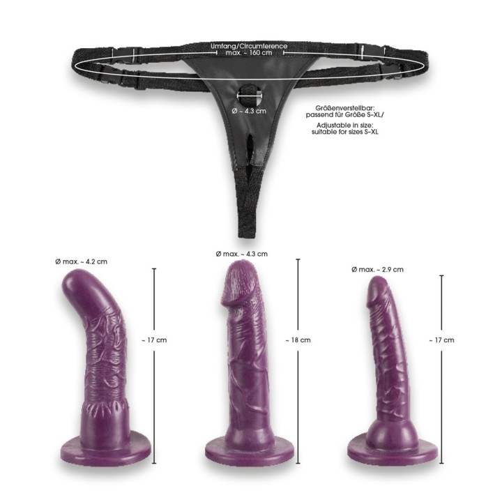 Bad Kitty Strap-on purple