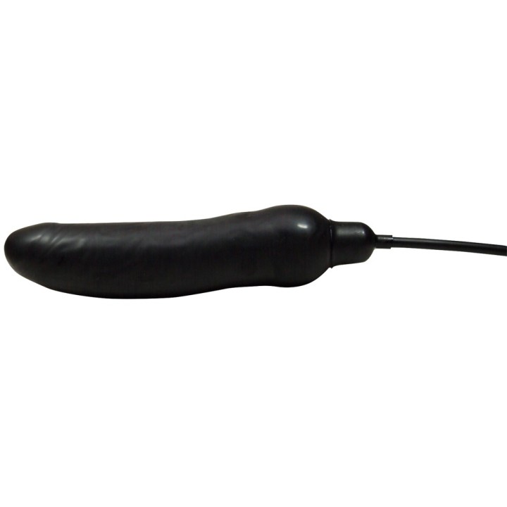 Blow me up Latex Dildo black