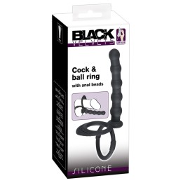 Black Velvets Cock & ball ring