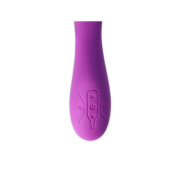 RECHARGEABLE TAPPING VIBRATOR V8 PURPLE