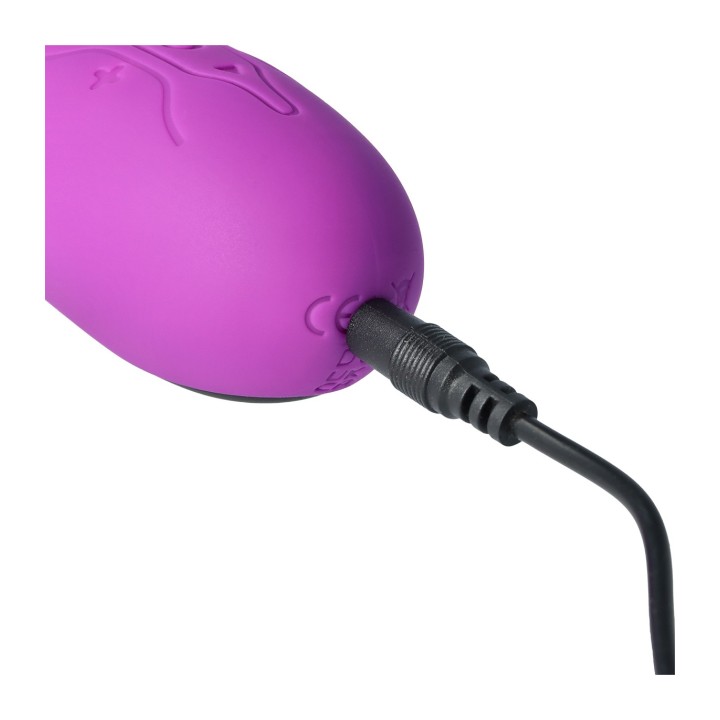 RECHARGEABLE TAPPING VIBRATOR V8 PURPLE