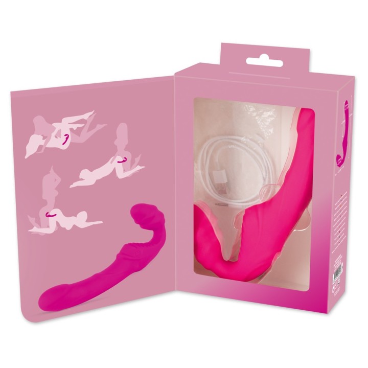Vibrating Strapless Strap-on 2