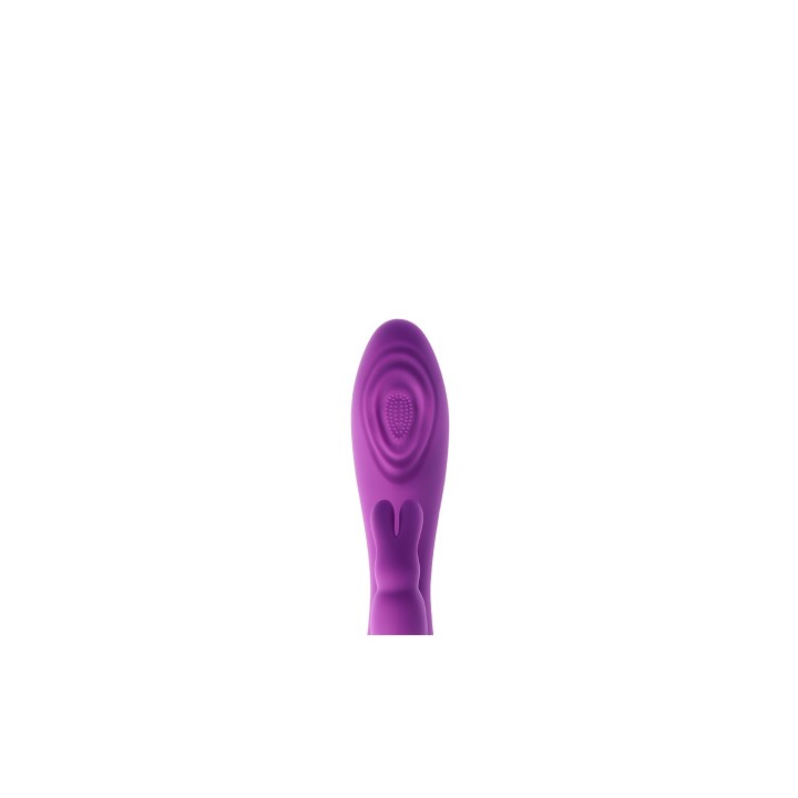 V9 RECHARGEABLE TAPPING VIBRATOR PURPLE