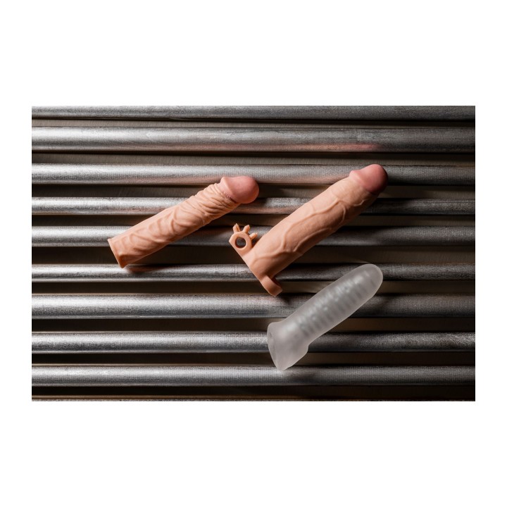REALISTIC PENIS SHEATH S2 FLESH 19.5 CM
