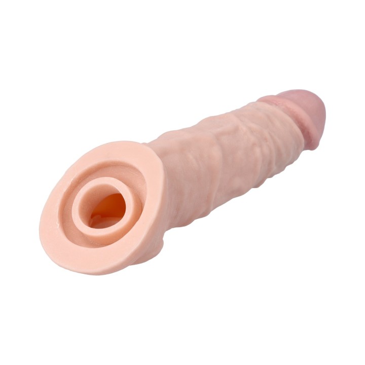 REALISTIC PENIS SHEATH S8 FLESH 19.8 CM