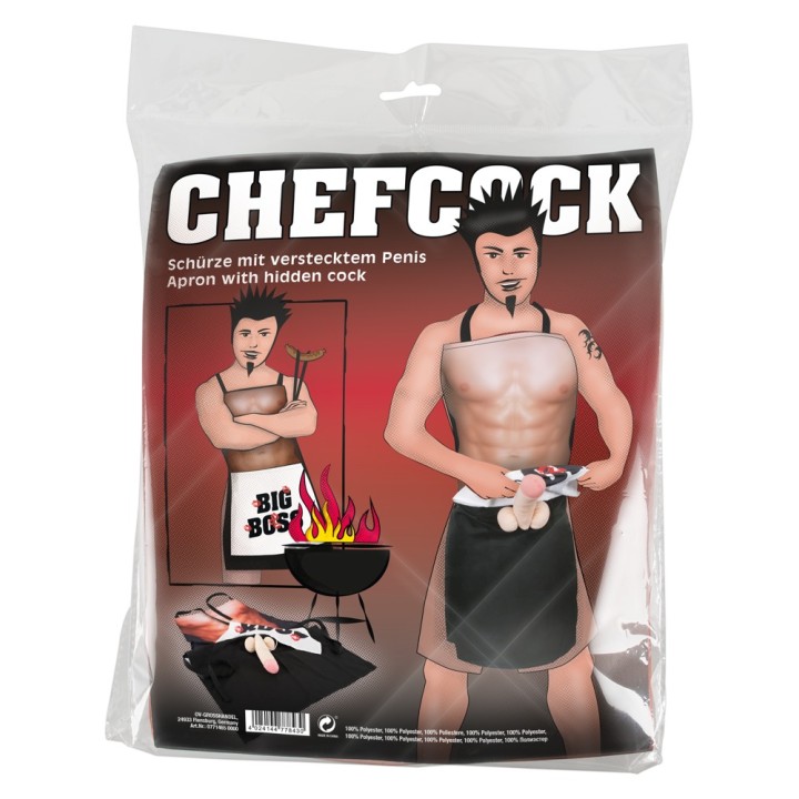 kein Label: Apron CHEFCOCK — fartuch, napis BIG BOSS