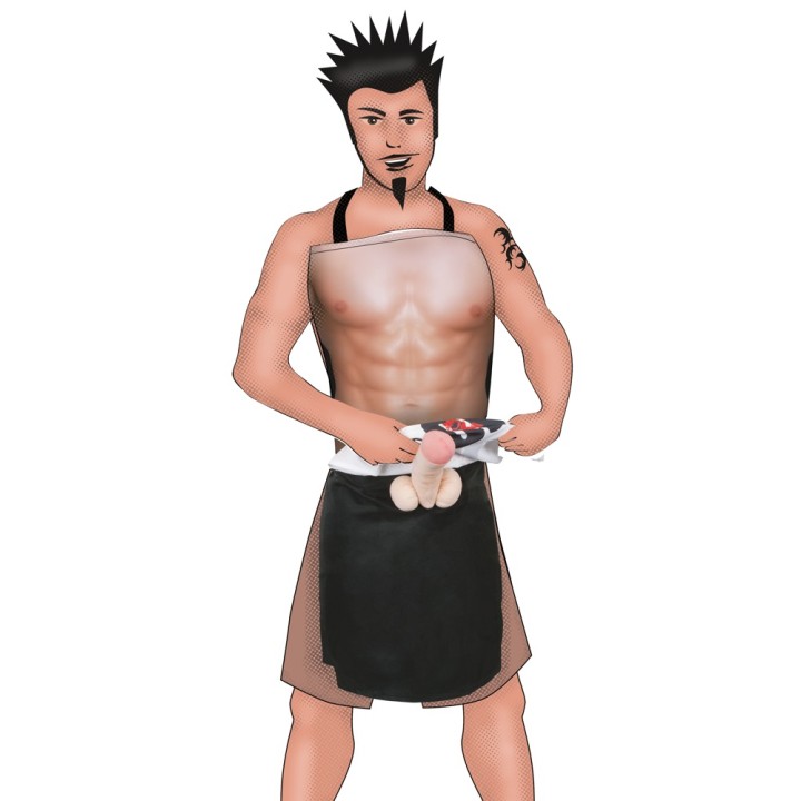 kein Label: Apron CHEFCOCK — fartuch, napis BIG BOSS