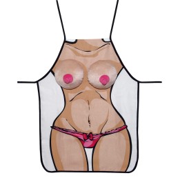 Boobs Apron — fartuch, pluszowe piersi — kein Label