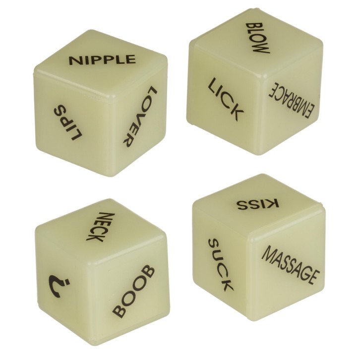 Dice "Glow-in-the-dark" Engl.