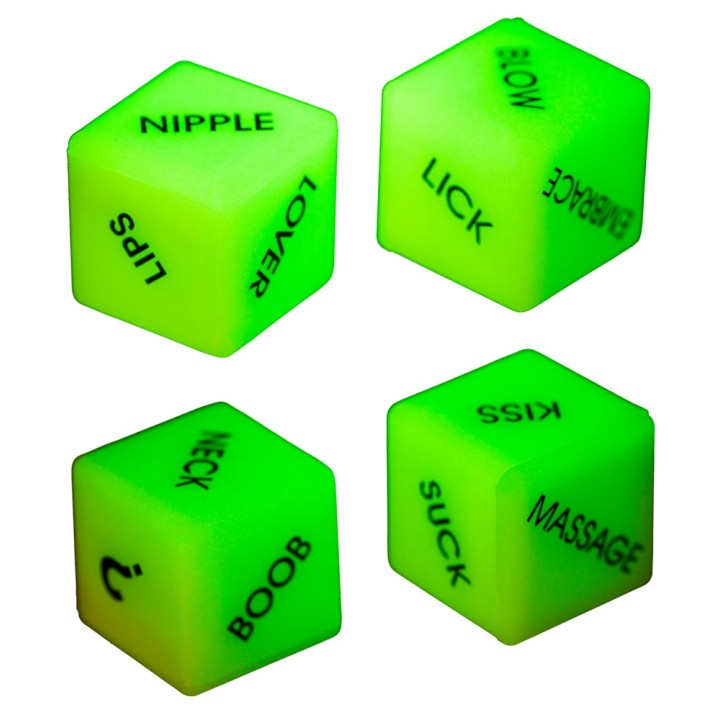 Dice "Glow-in-the-dark" Engl.