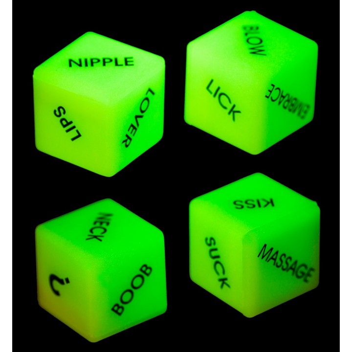 Dice "Glow-in-the-dark" Engl.
