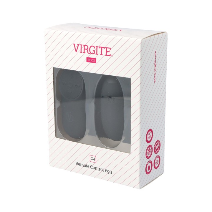 G4 VIBRATOR EGG RECHARGEABLE BLACK