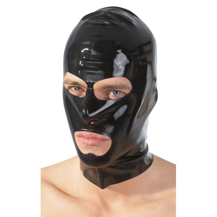 Latex Mask black — maska, elementy ABS — Late X