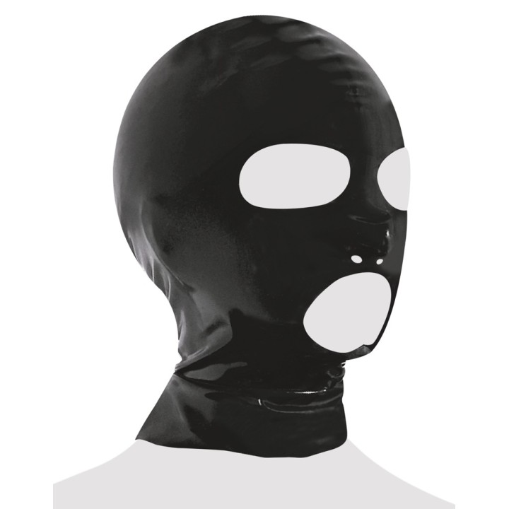 Latex Mask black — maska, elementy ABS — Late X