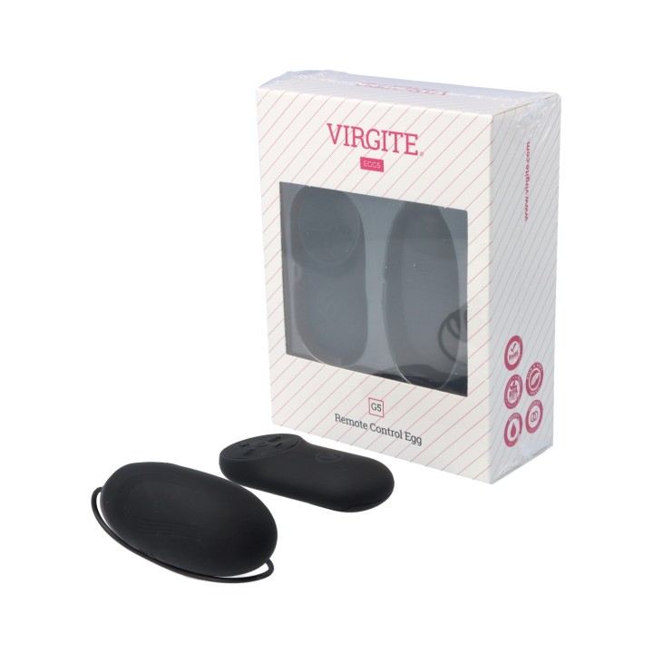 VIBRATOR EGG G5 RECHARGEABLE BLACK
