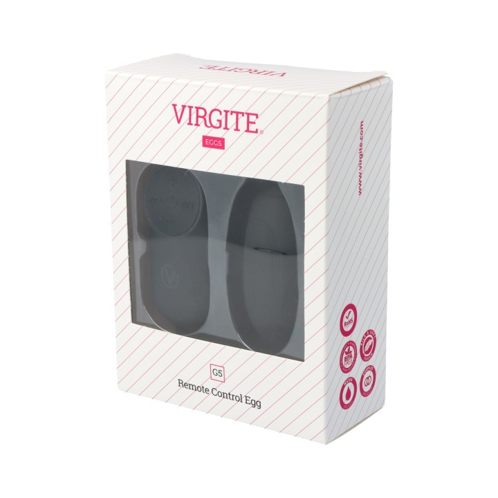 VIBRATOR EGG G5 RECHARGEABLE BLACK