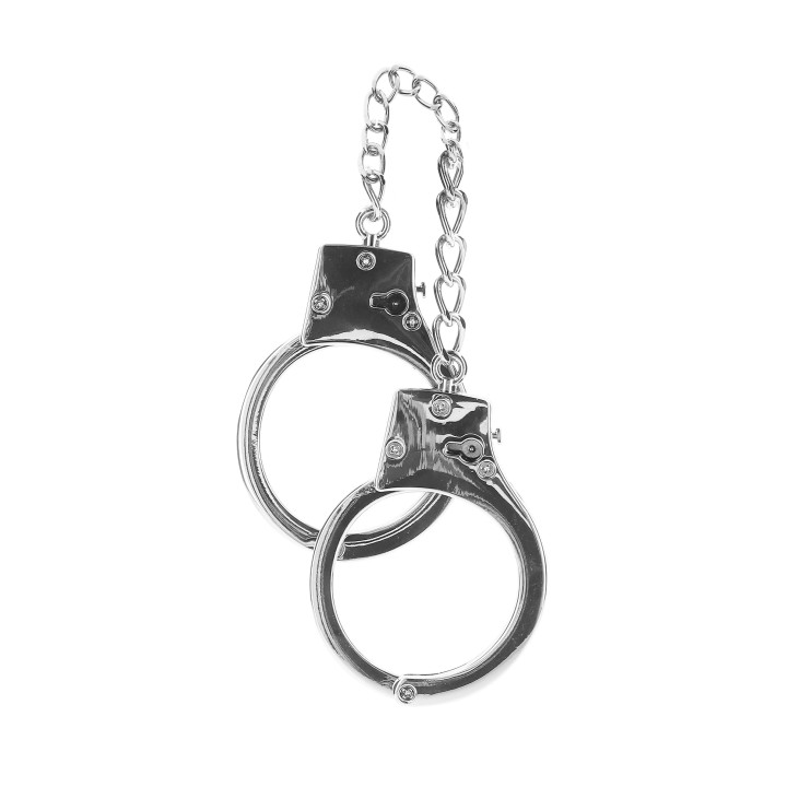 Taboom Bondage Essentials Silver Plated BDSM Handcuffs