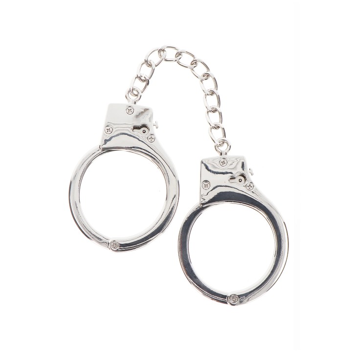 Taboom Bondage Essentials Silver Plated BDSM Handcuffs
