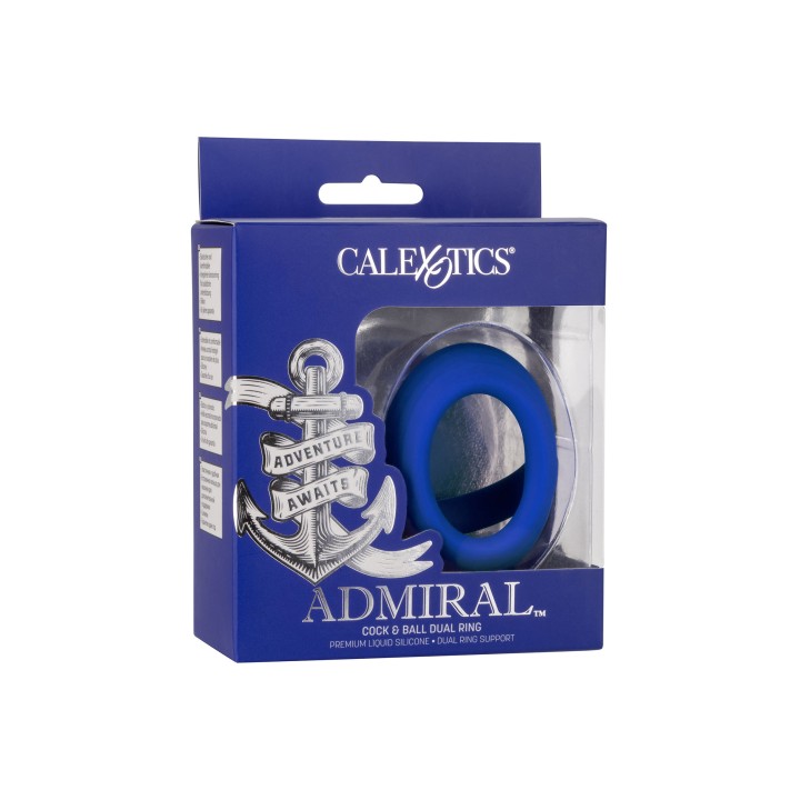 CalExotics Admiral Cock & Ball Dual Ring