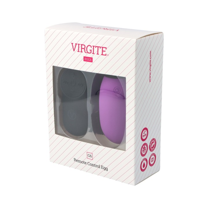 G6 RECHARGEABLE PURPLE VIBRATING EGG