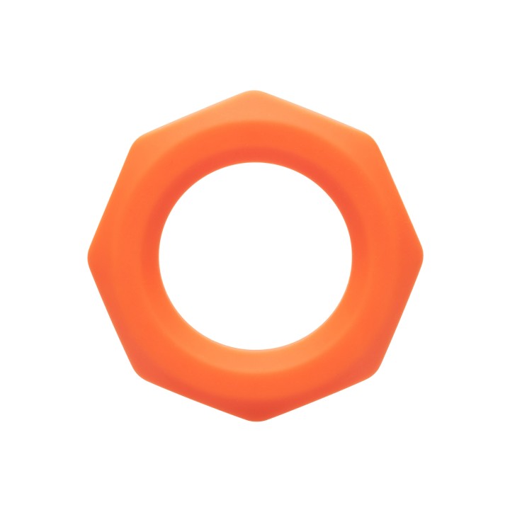 CalExotics Alpha Liquid Silicone Sexagon Ring