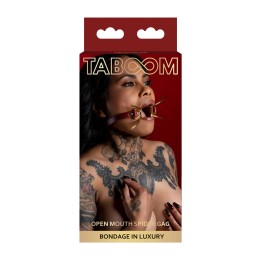 Taboom Bondage in Luxury Open Mouth Spider Gag