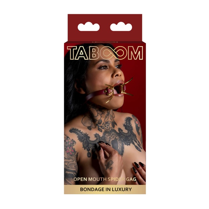 Taboom Bondage in Luxury Open Mouth Spider Gag