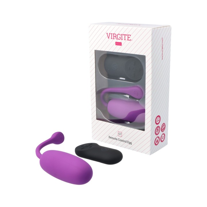 G7 RECHARGEABLE PURPLE VIBRATING EGG