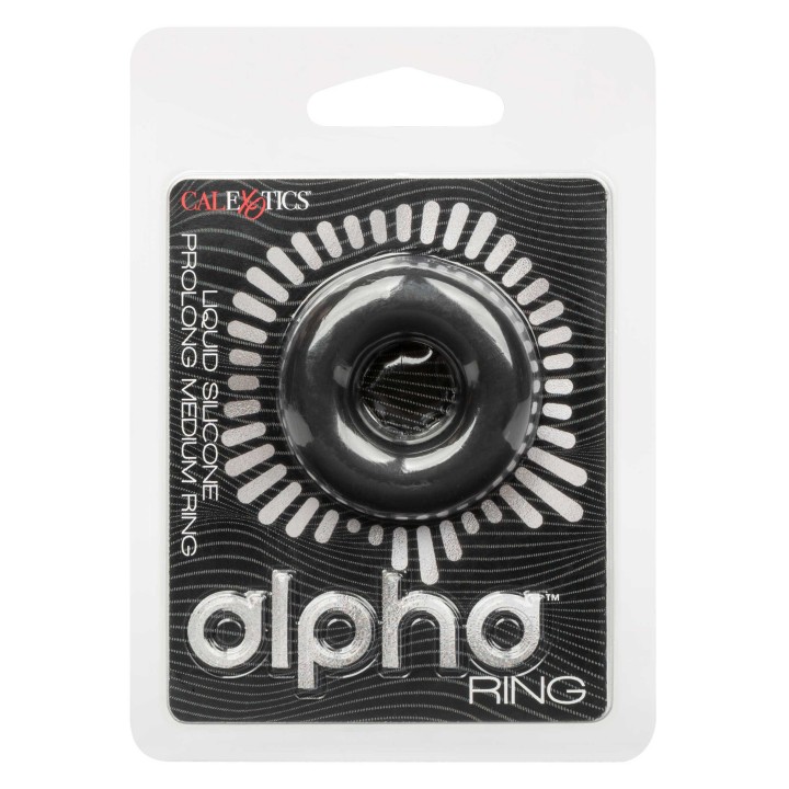 CalExotics Alpha Liquid Silicone Prolong Medium Ring