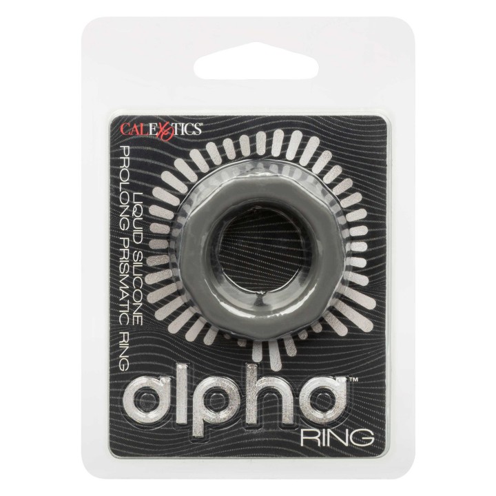 CalExotics Alpha Liquid Silicone Prolong Prismatic Ring