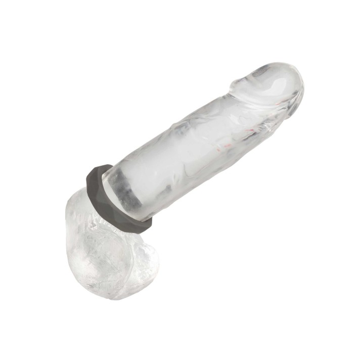 CalExotics Alpha Liquid Silicone Prolong Prismatic Ring