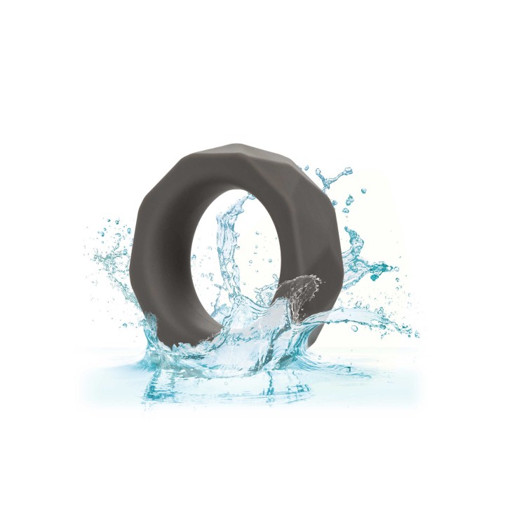 CalExotics Alpha Liquid Silicone Prolong Prismatic Ring