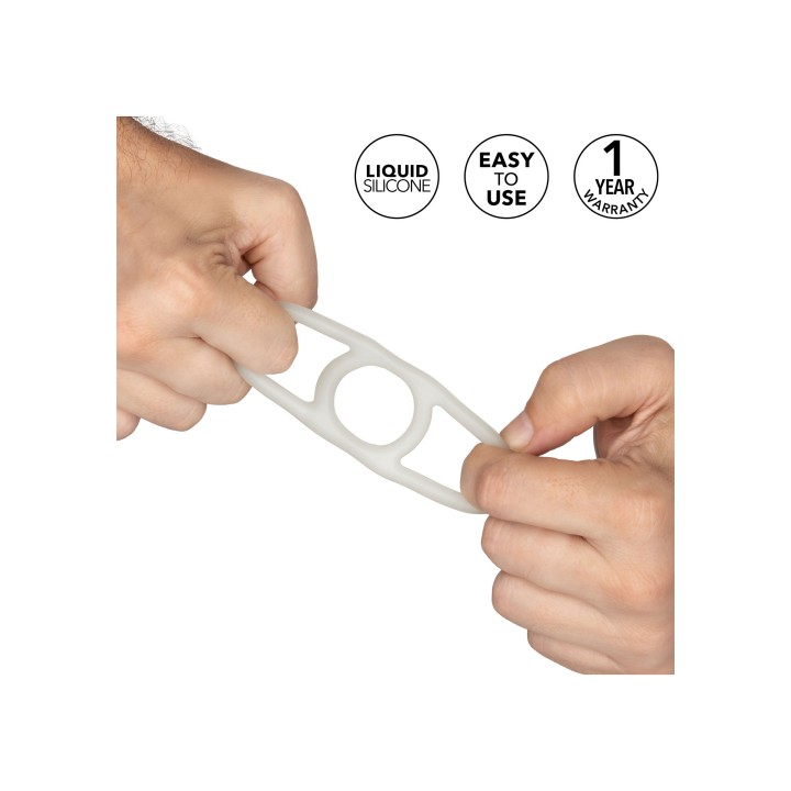 CalExotics Alpha Liquid Silicone Commander Ring
