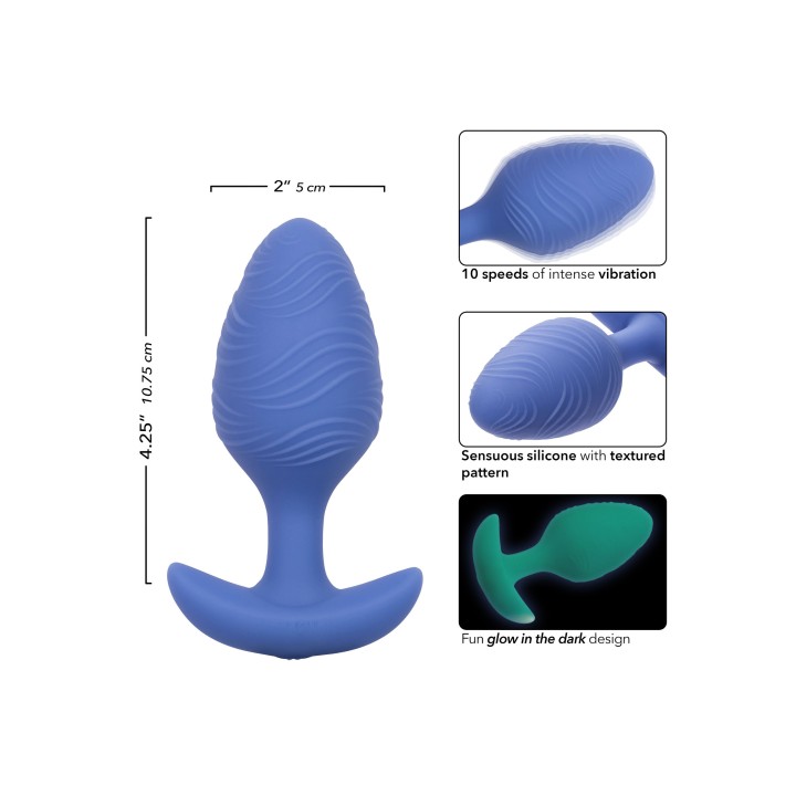 Cheeky Glow Vibrating Plug L