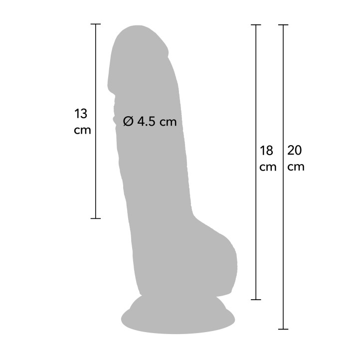 Realistic Dildo PVC 18 cm