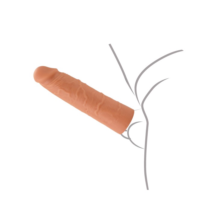 Penis Sleeve Liquid Silicone 18 cm