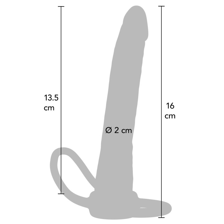 Dong Double Trouble Silicone