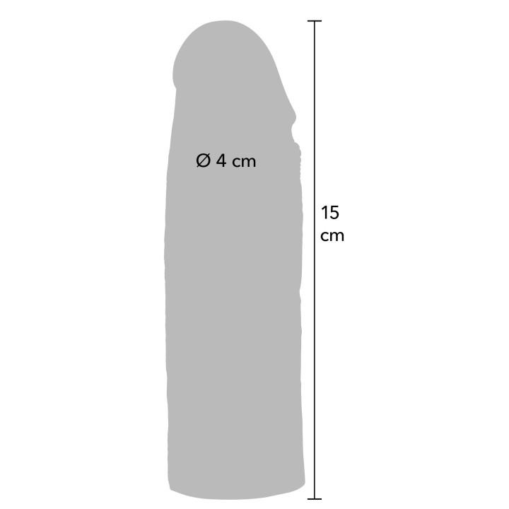 Penis Sleeve Liquid Silicone 15 cm