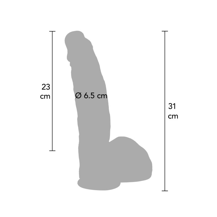 Ultra Realistic Dildo Silicone 29 cm