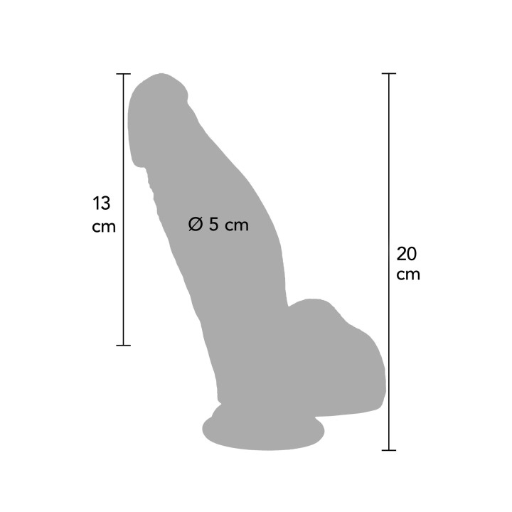 Ultra Realistic Dildo Silicone 18 cm