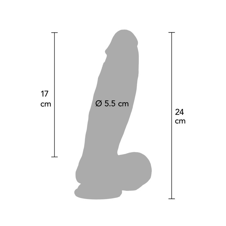 Ultra Realistic Dildo Silicone 22 cm