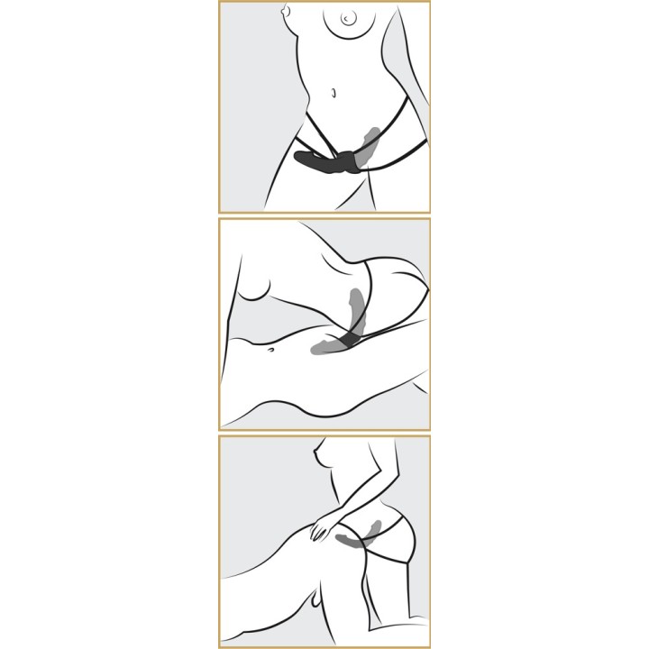 FF Double Delight Strap-On Vib